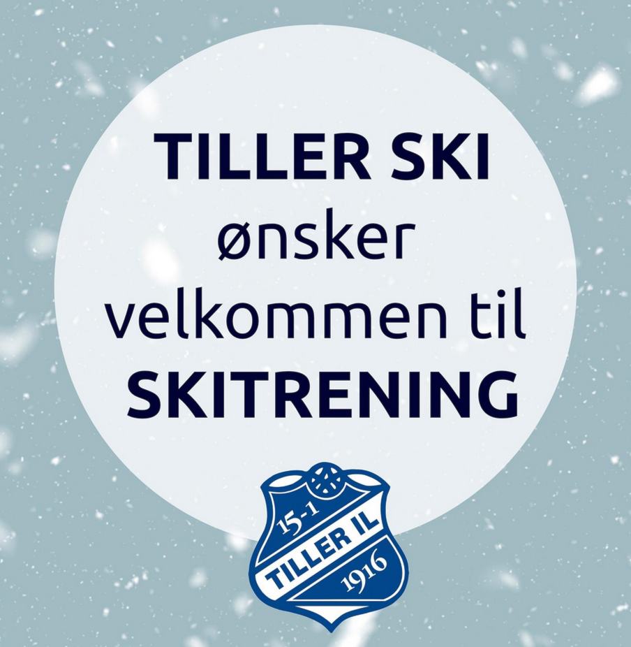 Velkommen til årets første skitreninger 8. Januar